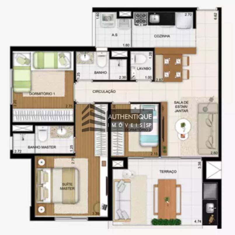 Apartamento à venda com 3 quartos, 87m² - Foto 17