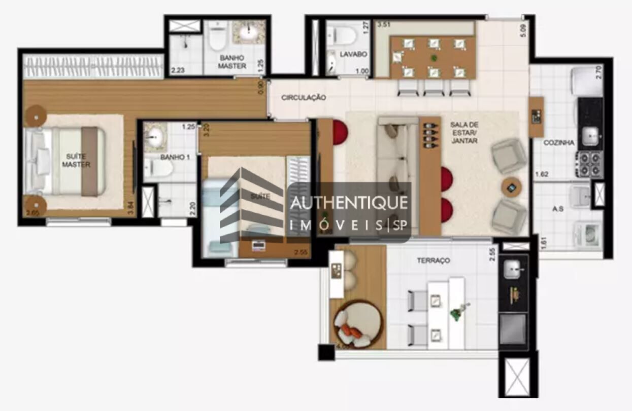 Apartamento à venda com 3 quartos, 87m² - Foto 15