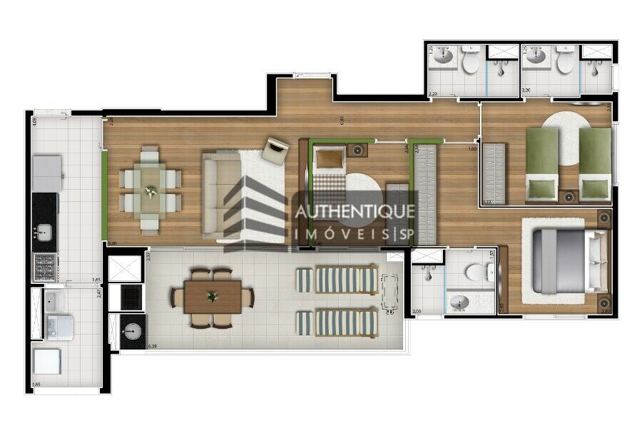 Apartamento à venda com 2 quartos, 100m² - Foto 28