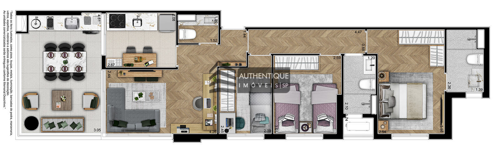 Apartamento à venda com 2 quartos, 79m² - Foto 10