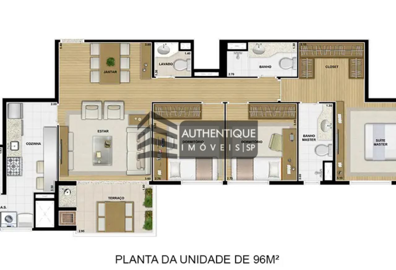 Apartamento à venda com 3 quartos, 96m² - Foto 25