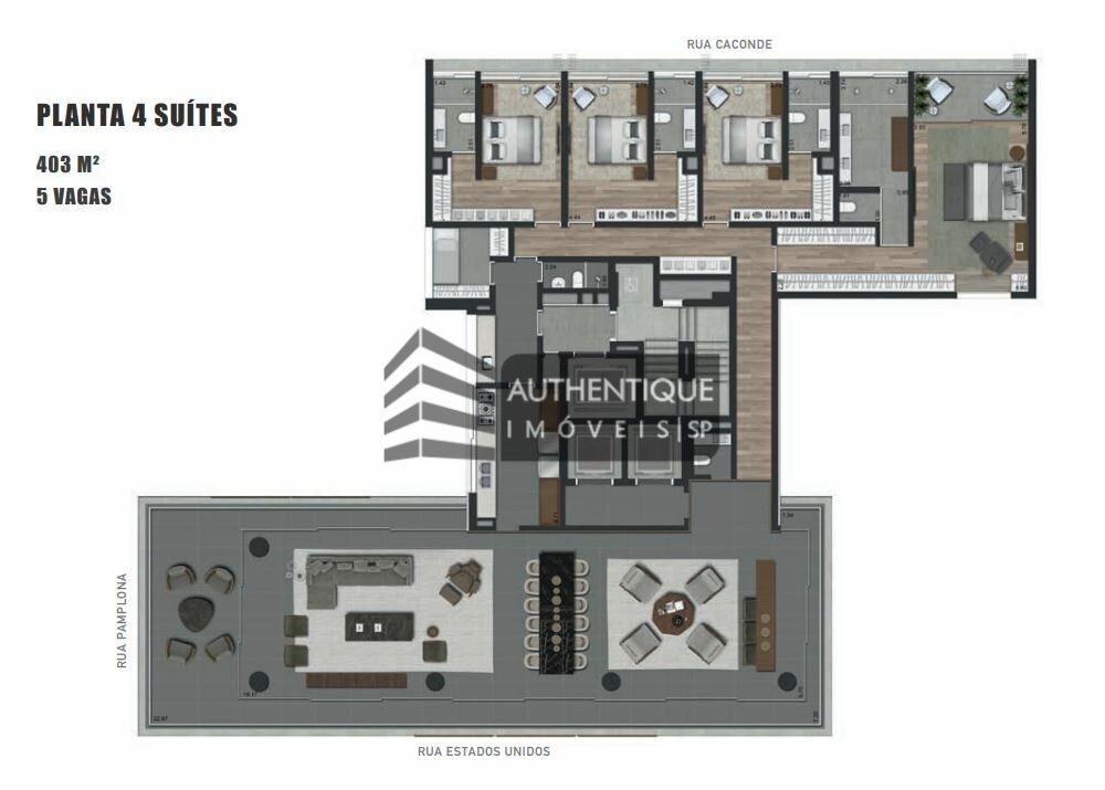 Apartamento à venda com 4 quartos, 403m² - Foto 16