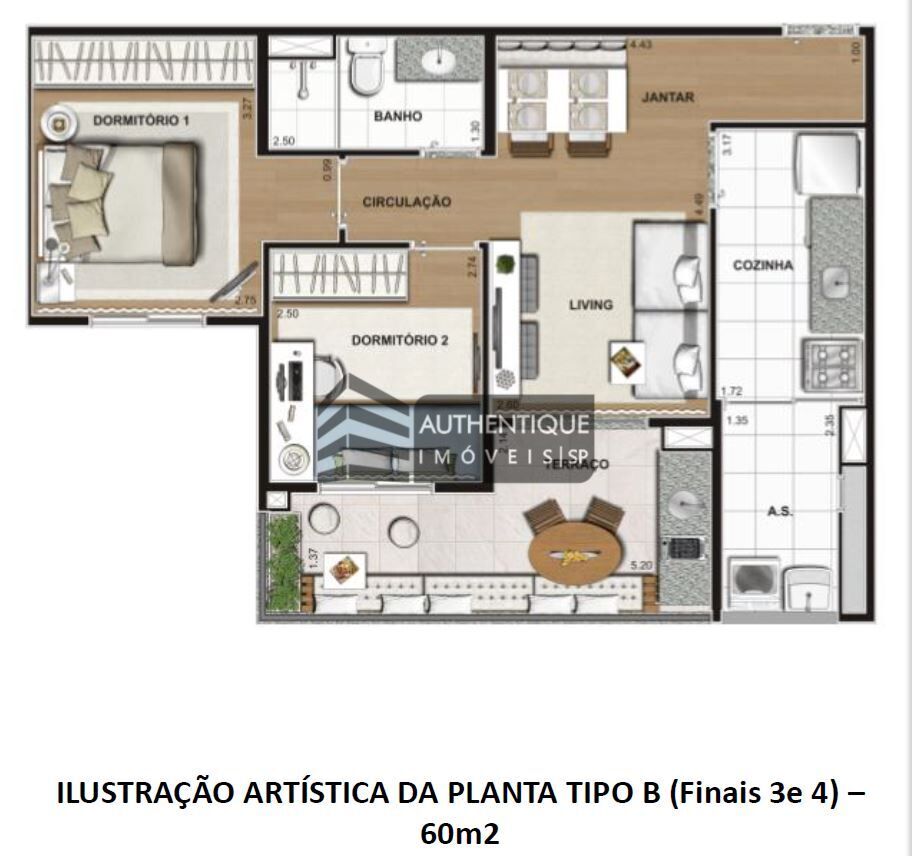 Apartamento à venda com 2 quartos, 60m² - Foto 44