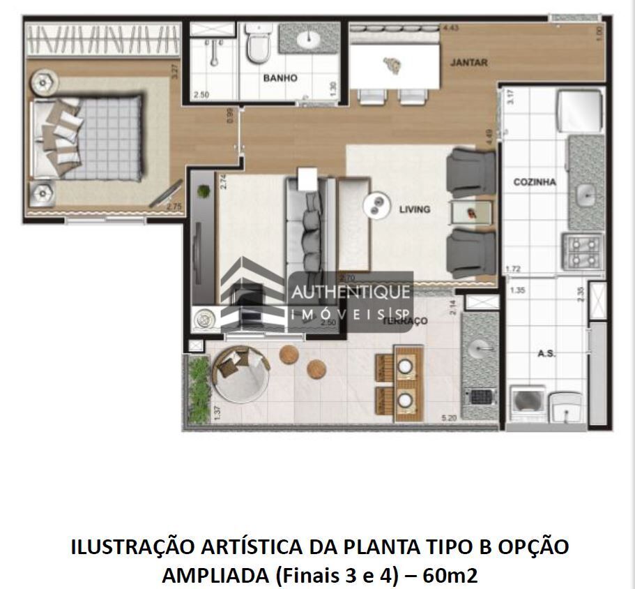 Apartamento à venda com 2 quartos, 60m² - Foto 43