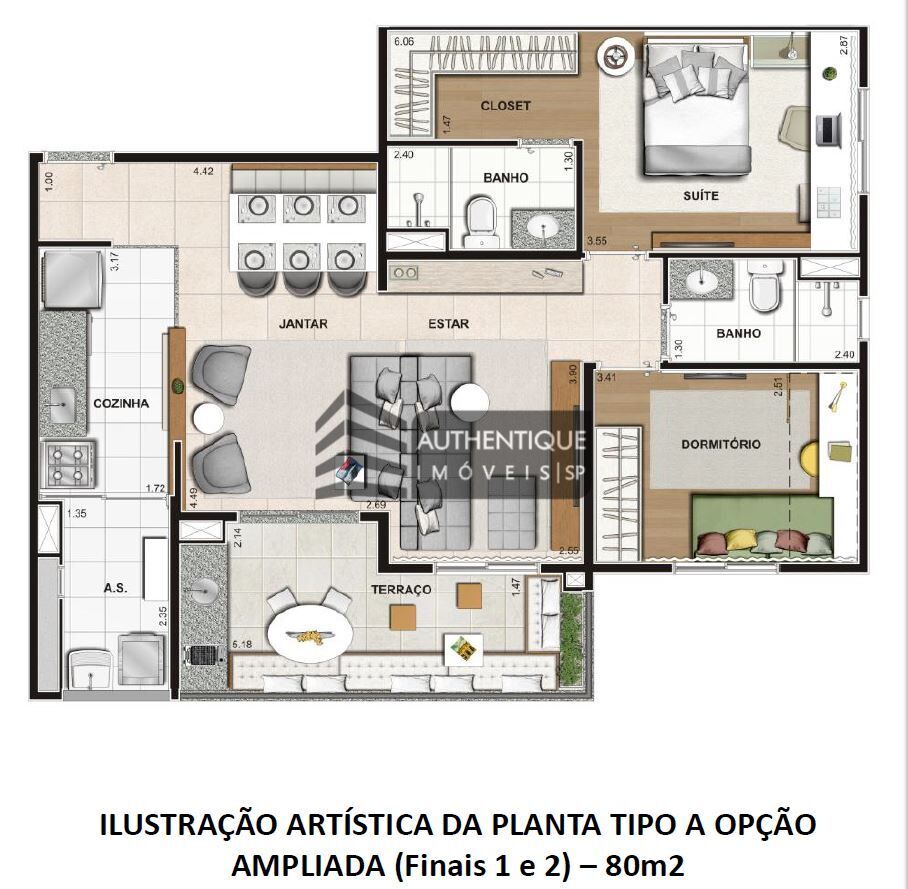 Apartamento à venda com 2 quartos, 60m² - Foto 45