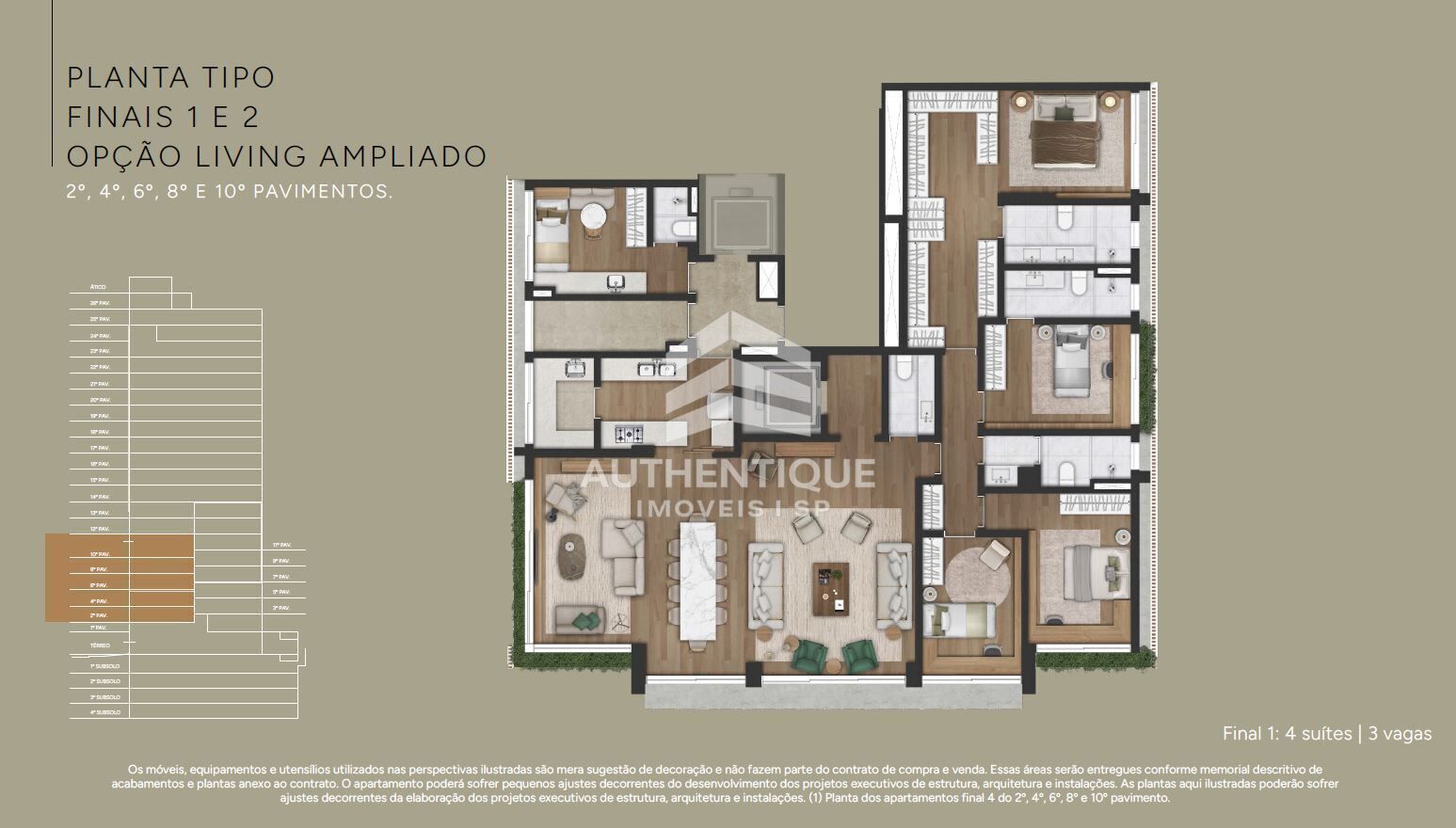 Apartamento, 4 quartos, 284 m² - Foto 26