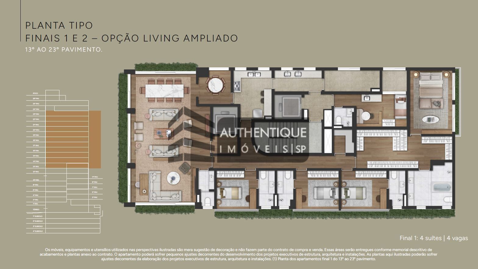 Apartamento à venda com 4 quartos, 284m² - Foto 25