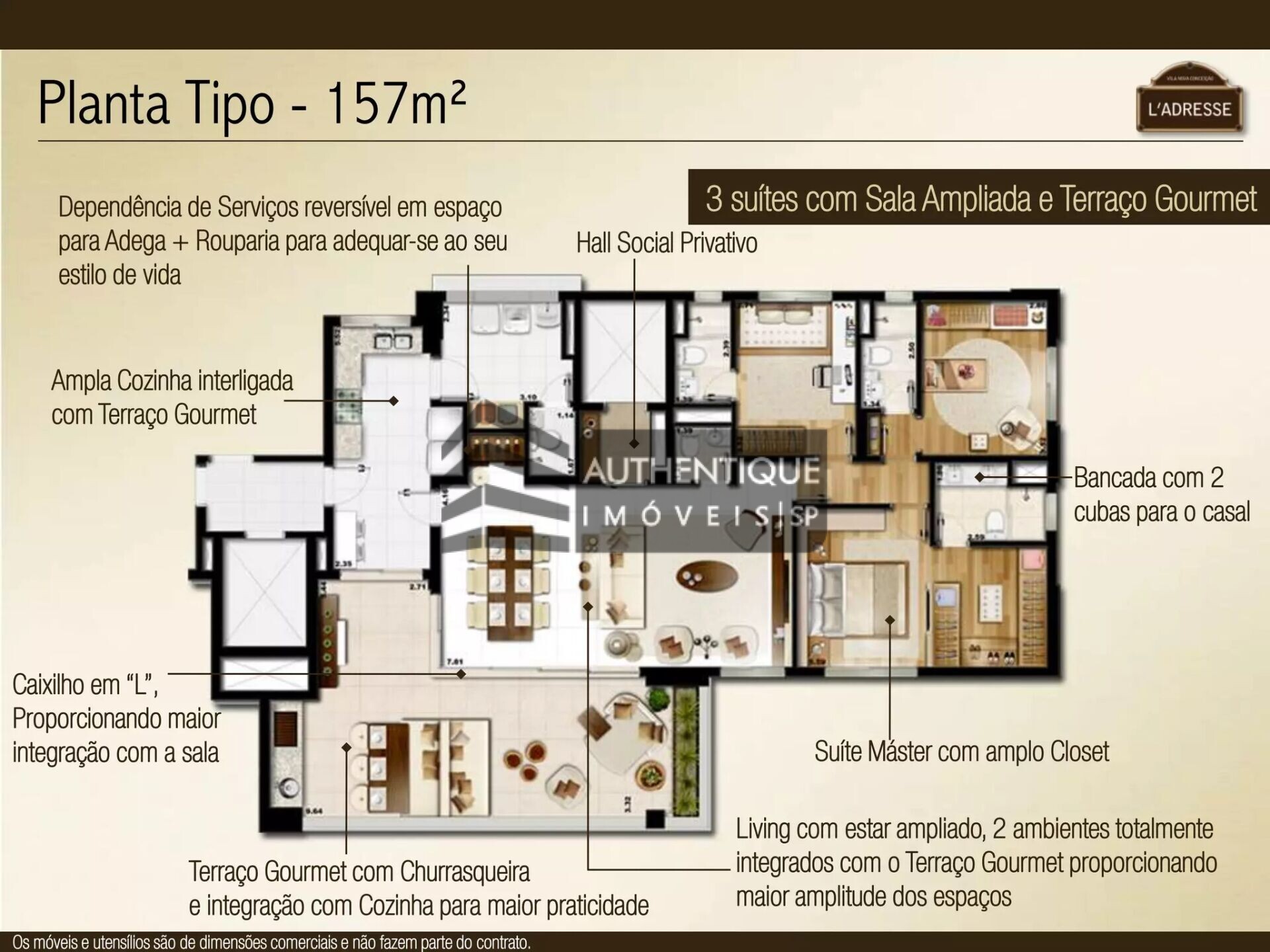 Apartamento à venda com 3 quartos, 157m² - Foto 39