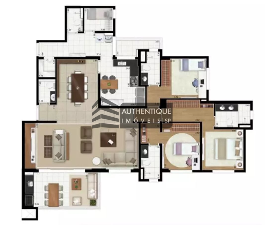 Apartamento à venda com 3 quartos, 148m² - Foto 20