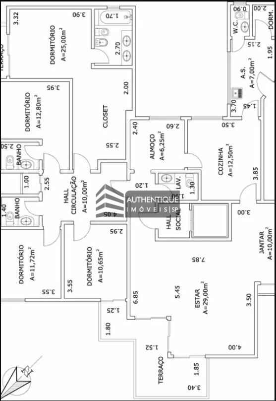 Apartamento à venda com 4 quartos, 195m² - Foto 17