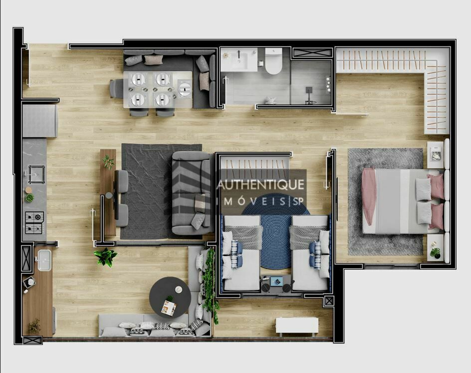 Apartamento à venda com 3 quartos, 66m² - Foto 13