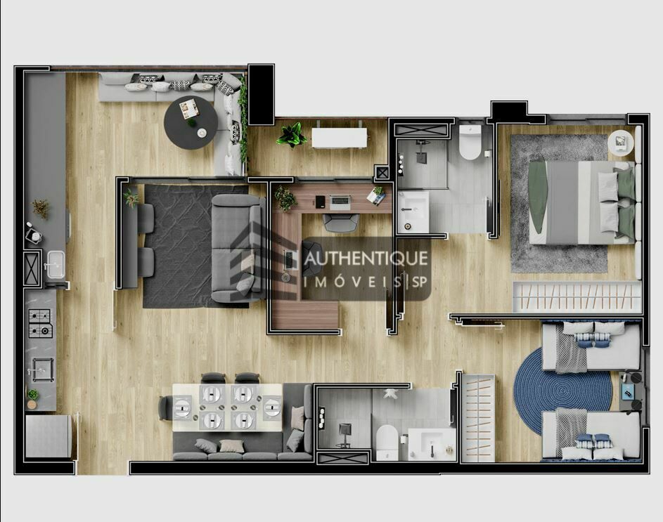 Apartamento à venda com 3 quartos, 66m² - Foto 14