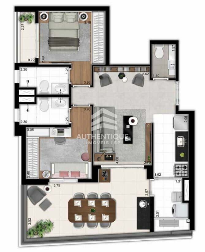 Apartamento, 2 quartos, 78 m² - Foto 13