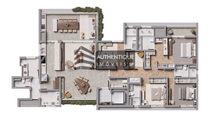 Apartamento à venda com 4 quartos, 277m² - Foto 24