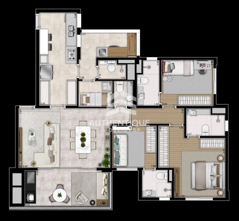 Apartamento, 3 quartos, 115 m² - Foto 49
