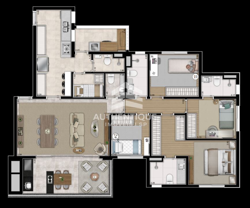 Apartamento, 3 quartos, 115 m² - Foto 50