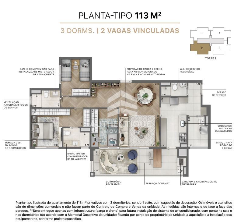 Apartamento, 3 quartos, 113 m² - Foto 35