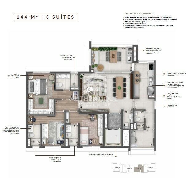 Apartamento, 4 quartos, 261 m² - Foto 48