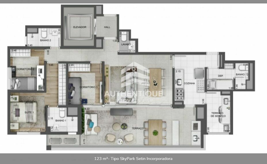 Apartamento, 2 quartos, 121 m² - Foto 38