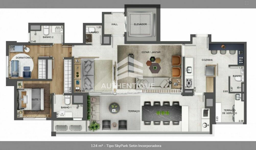 Apartamento, 2 quartos, 121 m² - Foto 39