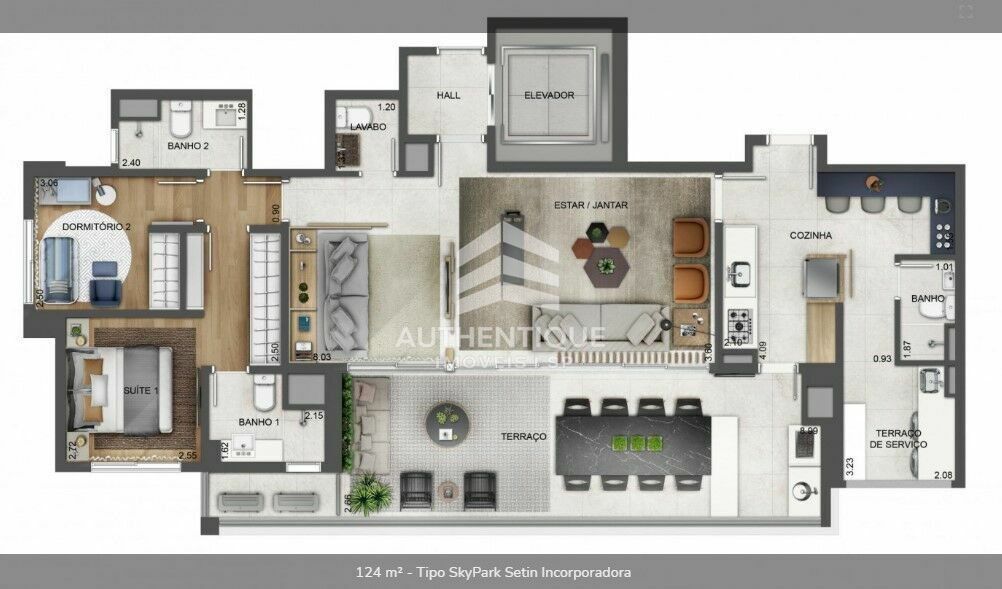 Apartamento, 2 quartos, 121 m² - Foto 39