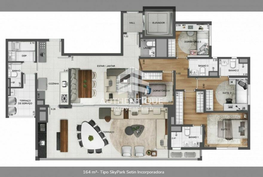 Apartamento, 2 quartos, 121 m² - Foto 40