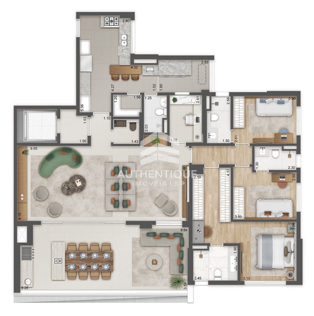 Apartamento, 4 quartos, 165 m² - Foto 26