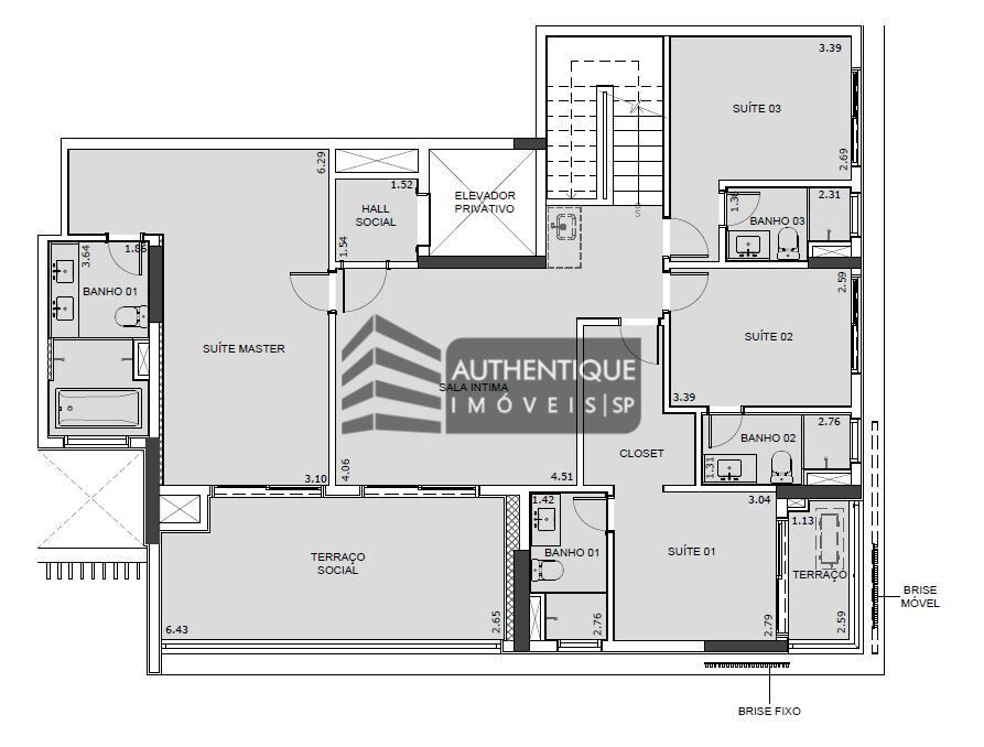 Cobertura, 3 quartos, 339 m² - Foto 57