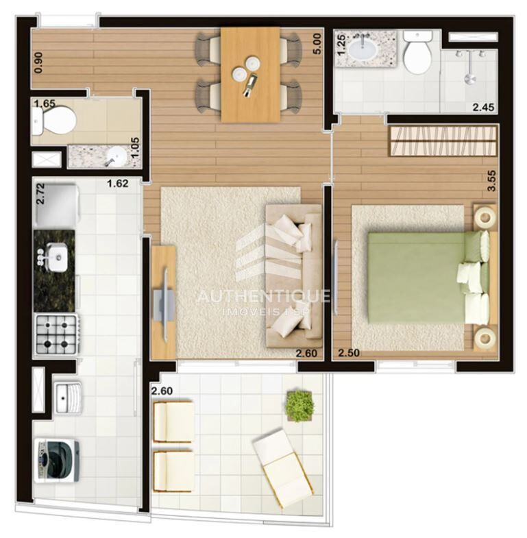 Apartamento, 1 quarto, 46 m² - Foto 47