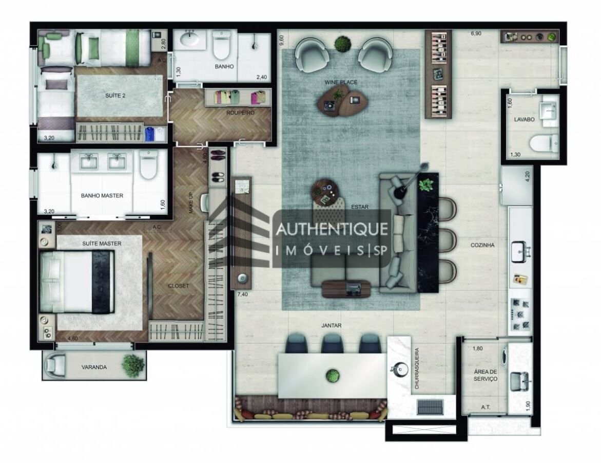 Apartamento, 3 quartos, 118 m² - Foto 13