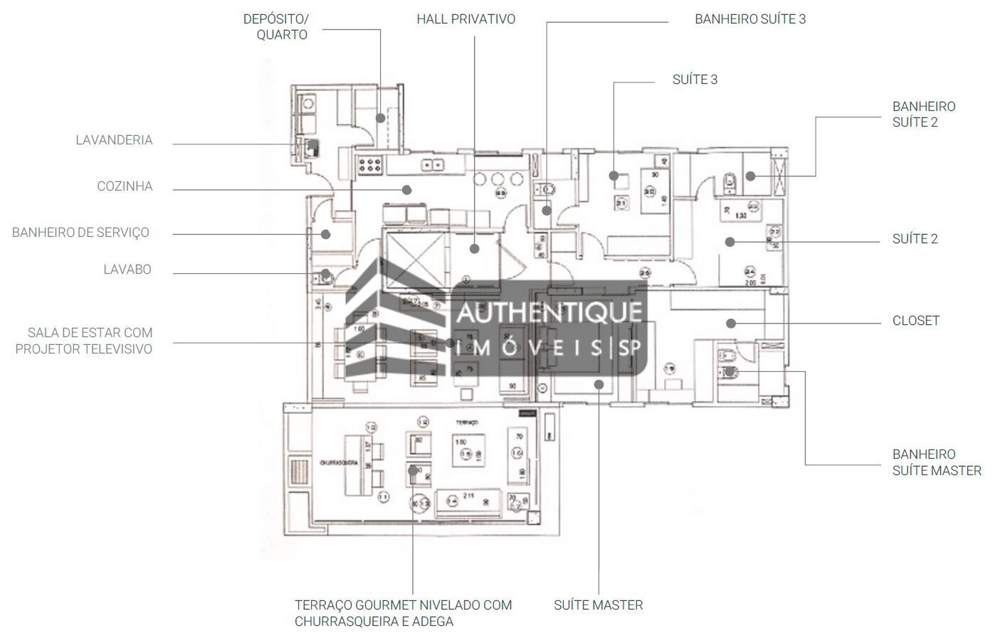 Apartamento à venda com 3 quartos, 162m² - Foto 25