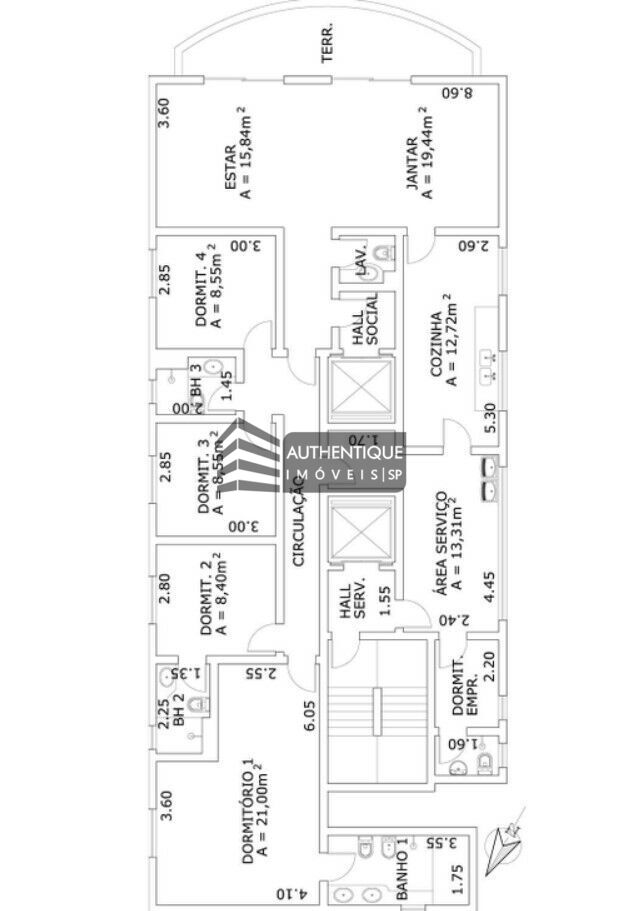 Apartamento à venda com 3 quartos, 167m² - Foto 18