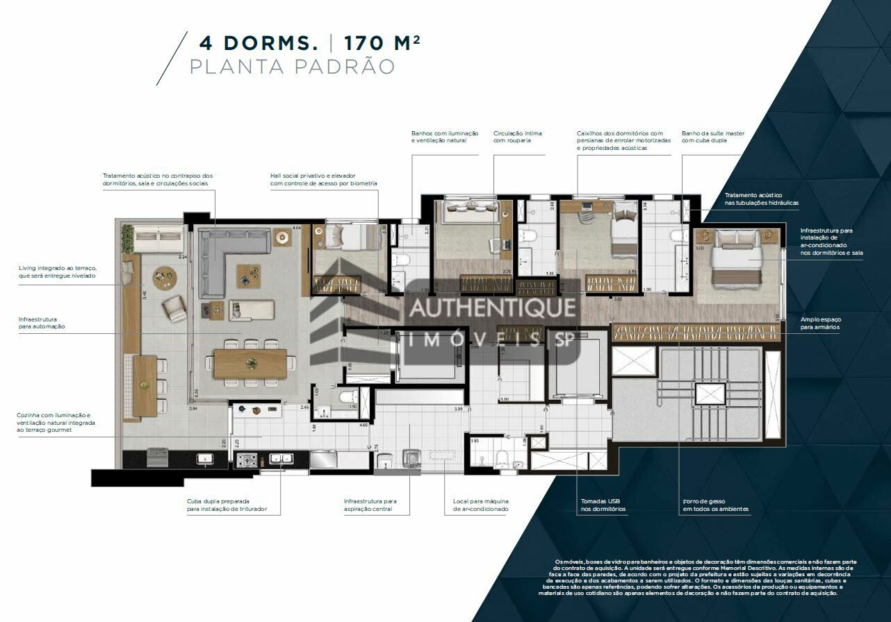 Apartamento à venda com 4 quartos, 171m² - Foto 37