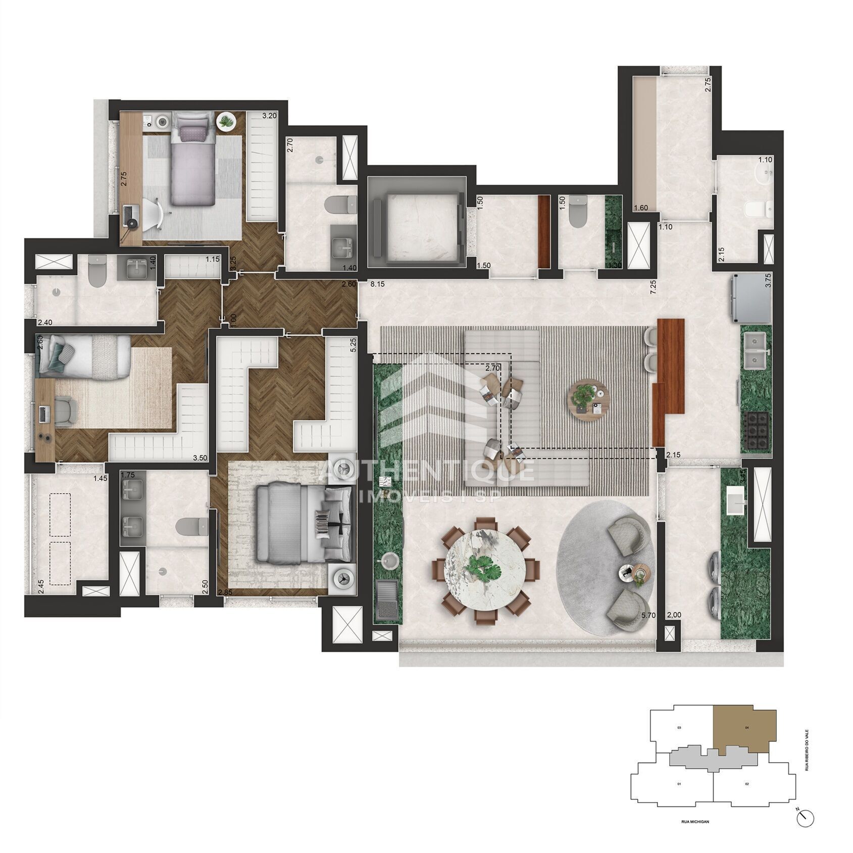 Apartamento, 3 quartos, 178 m² - Foto 17