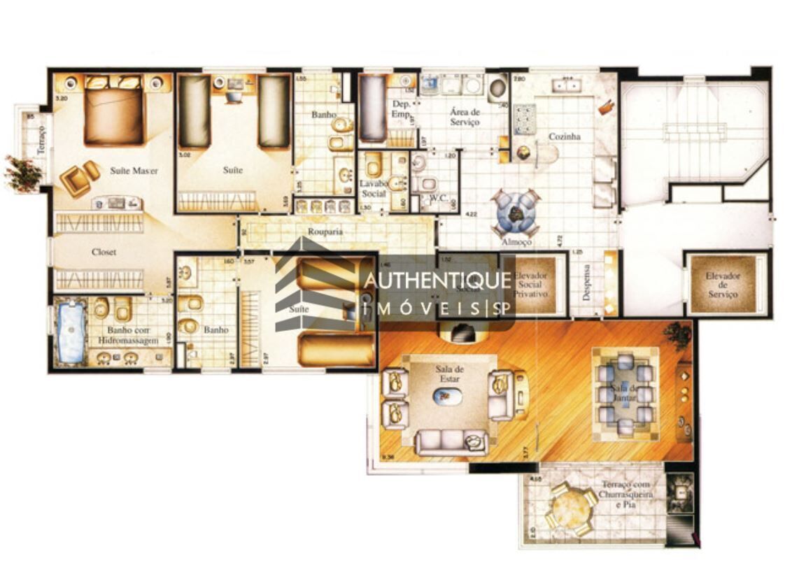 Apartamento, 3 quartos, 155 m² - Foto 26