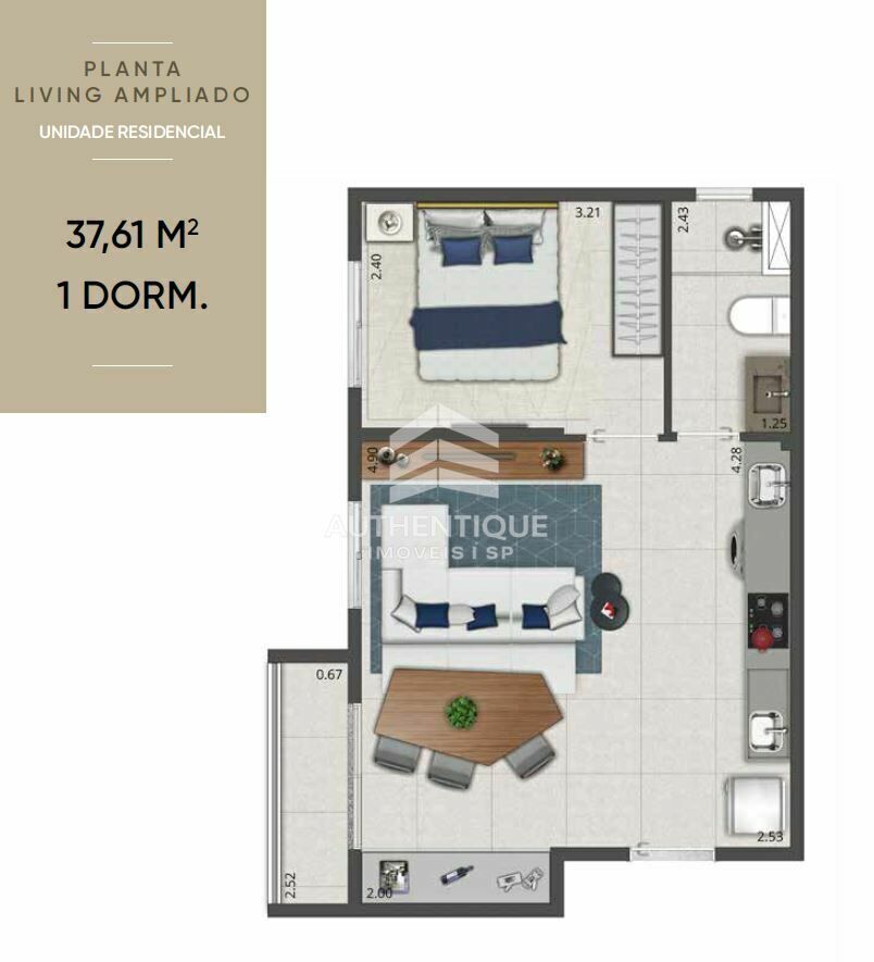 Apartamento, 1 quarto, 27 m² - Foto 29