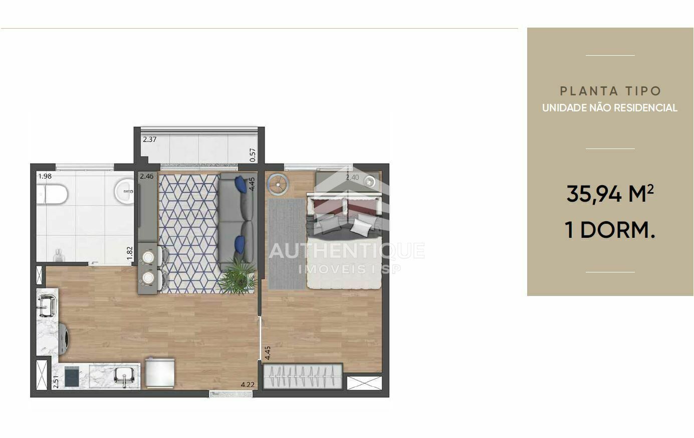 Apartamento, 1 quarto, 27 m² - Foto 26