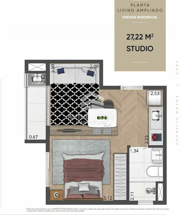 Apartamento, 1 quarto, 27 m² - Foto 23