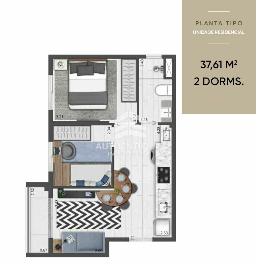 Apartamento, 1 quarto, 27 m² - Foto 28