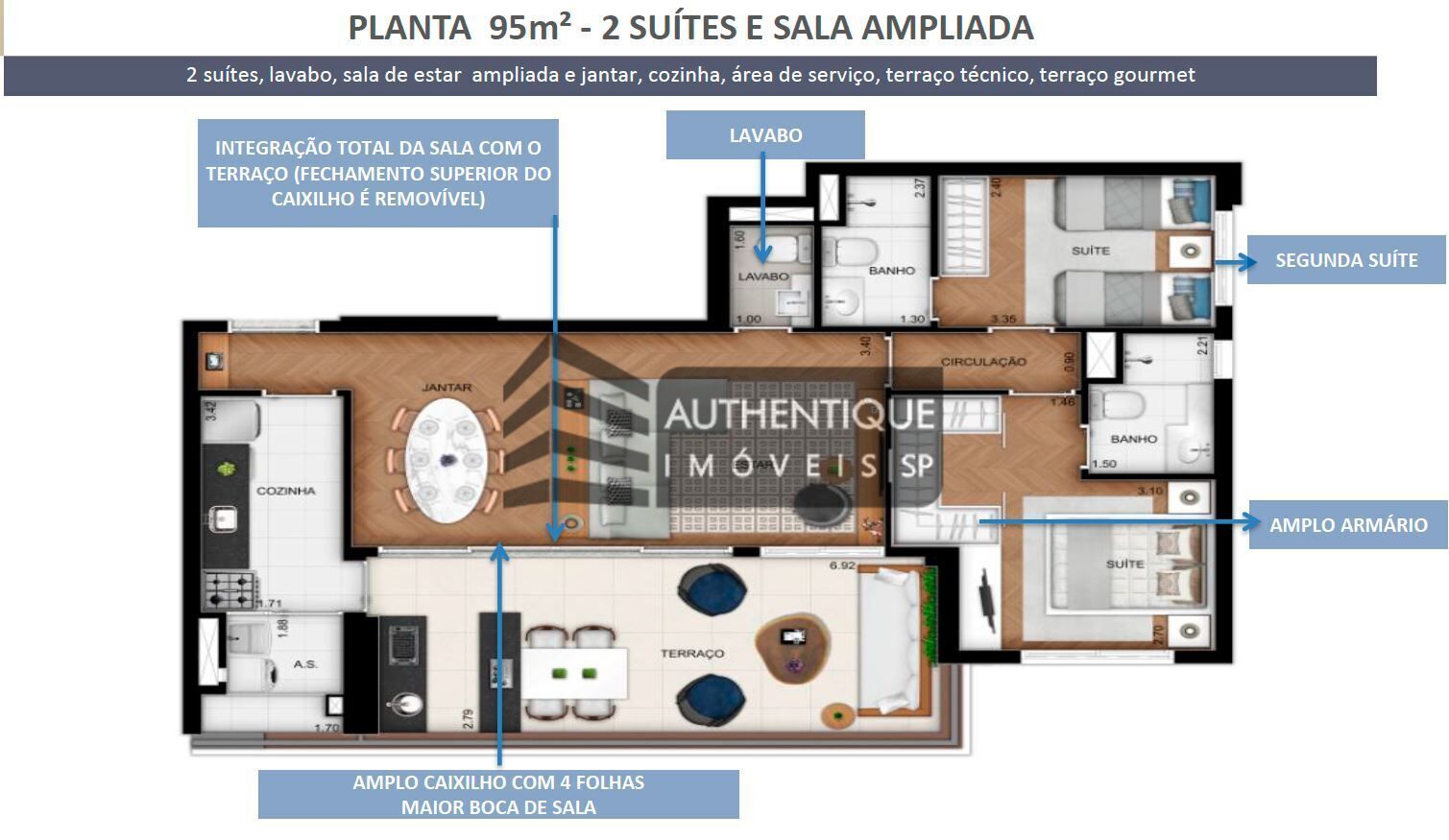 Apartamento, 2 quartos, 95 m² - Foto 15