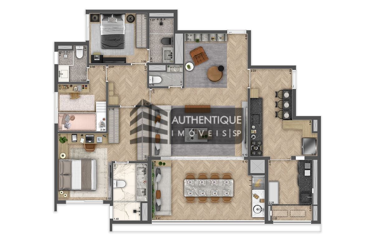 Apartamento à venda com 4 quartos, 132m² - Foto 19