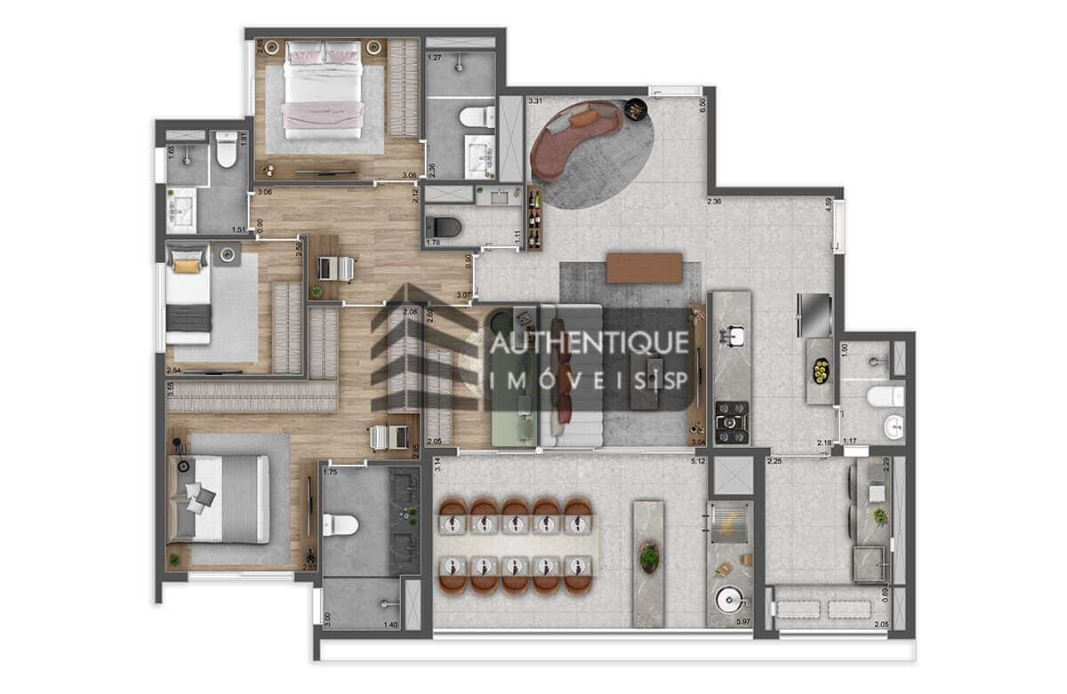 Apartamento à venda com 4 quartos, 132m² - Foto 20