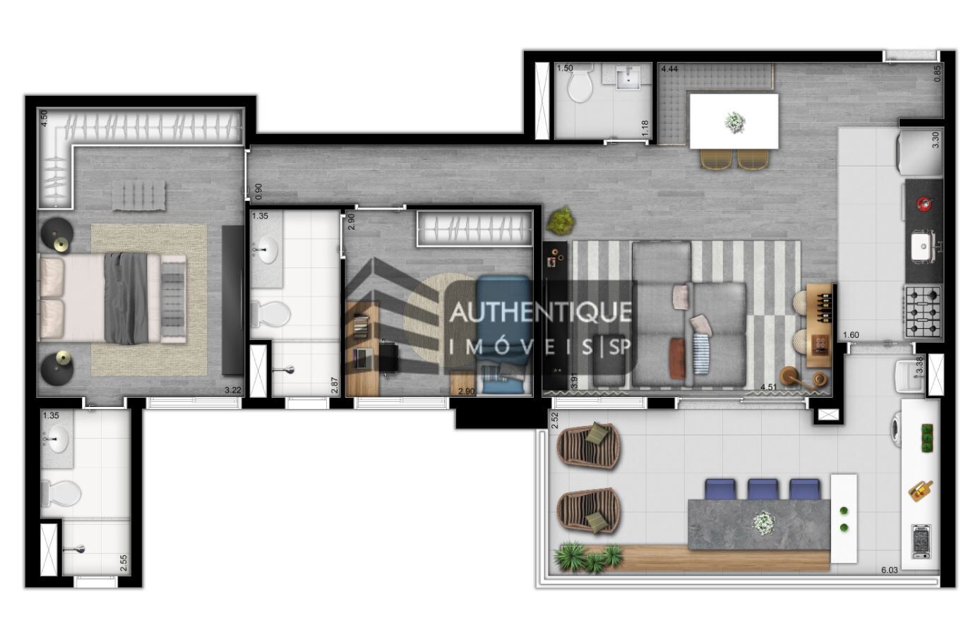 Apartamento à venda com 2 quartos, 98m² - Foto 21