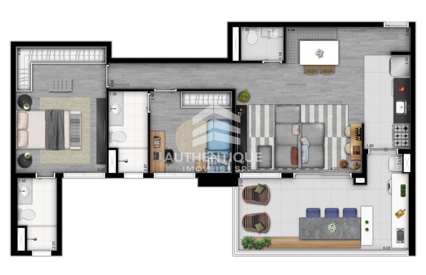 Apartamento, 2 quartos, 98 m² - Foto 21