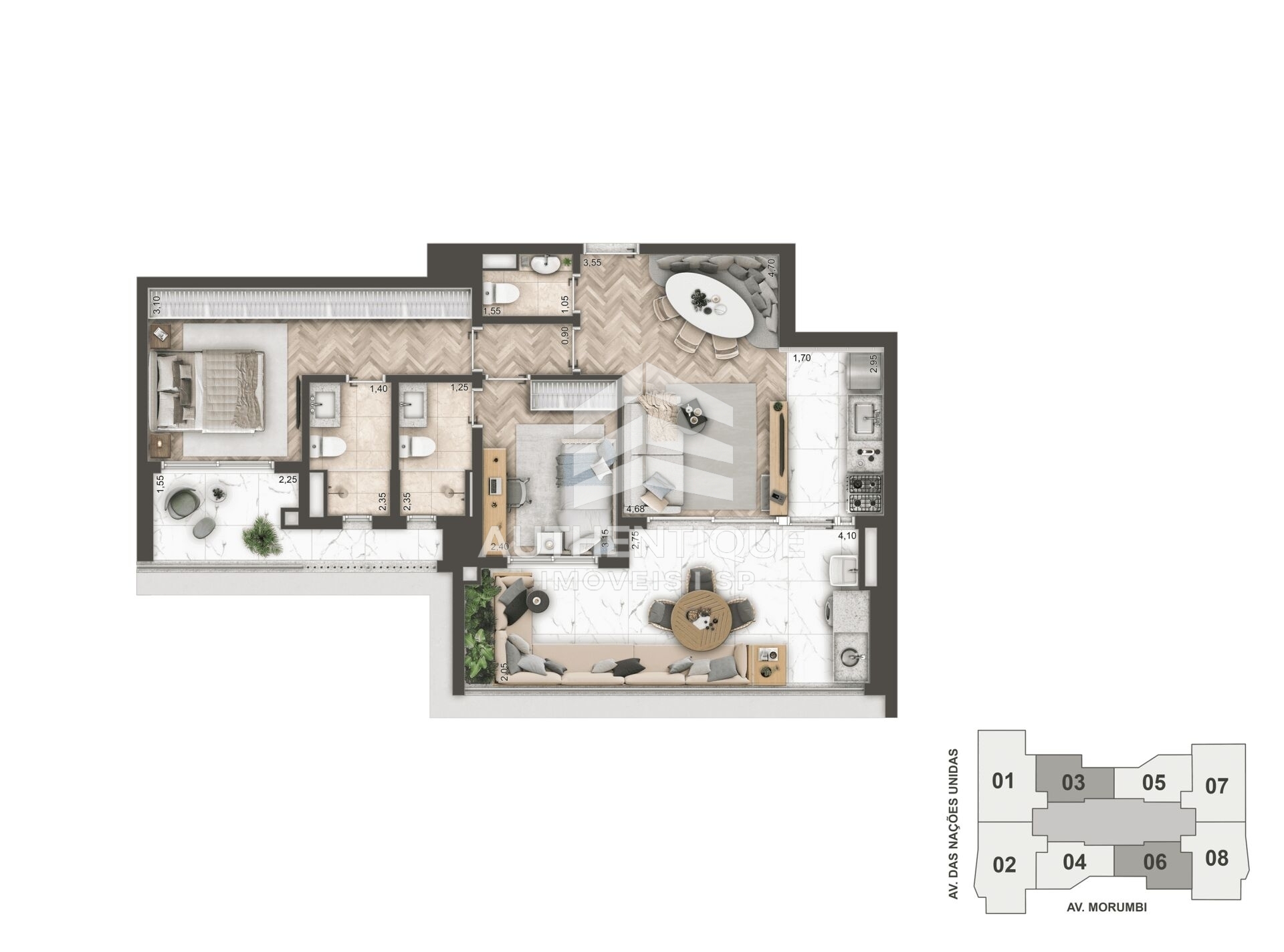 Apartamento, 1 quarto, 101 m² - Foto 32