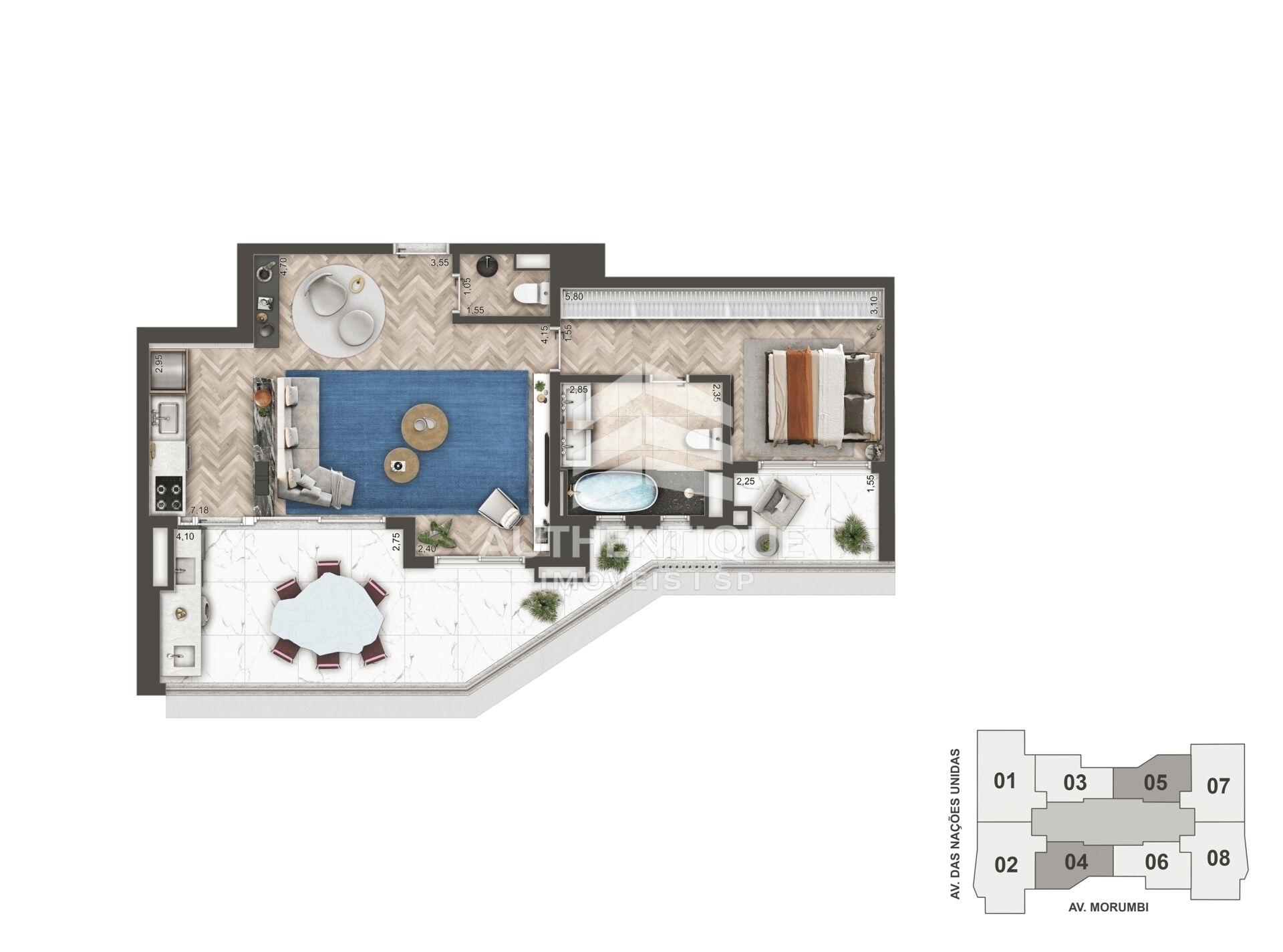 Apartamento, 1 quarto, 101 m² - Foto 33