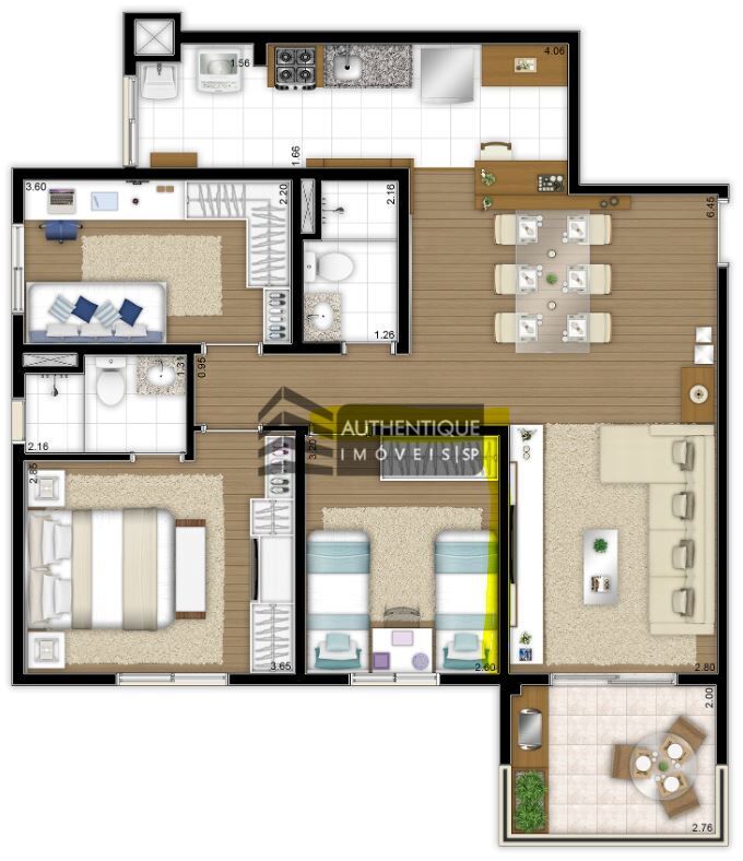 Apartamento à venda com 3 quartos, 84m² - Foto 38