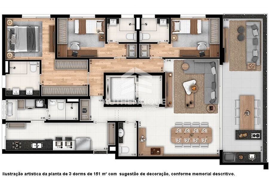 Apartamento, 3 quartos, 251 m² - Foto 13