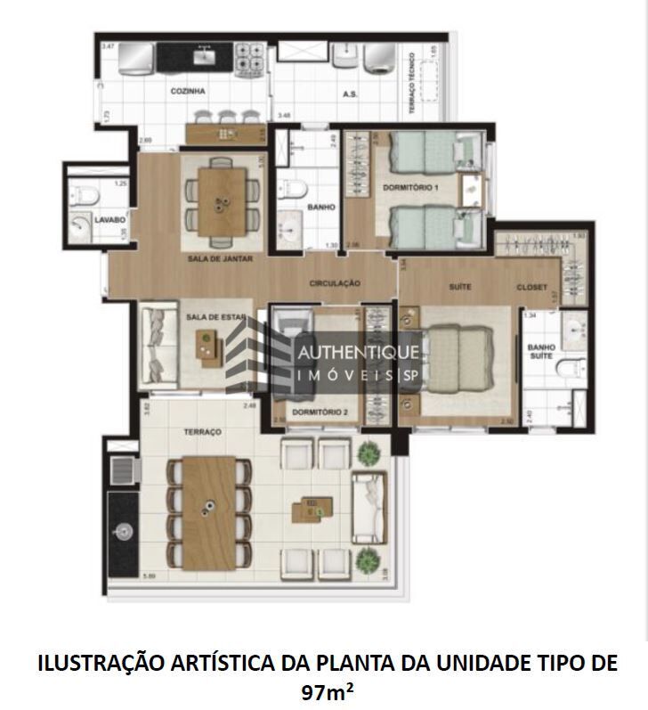 Apartamento à venda com 3 quartos, 97m² - Foto 16