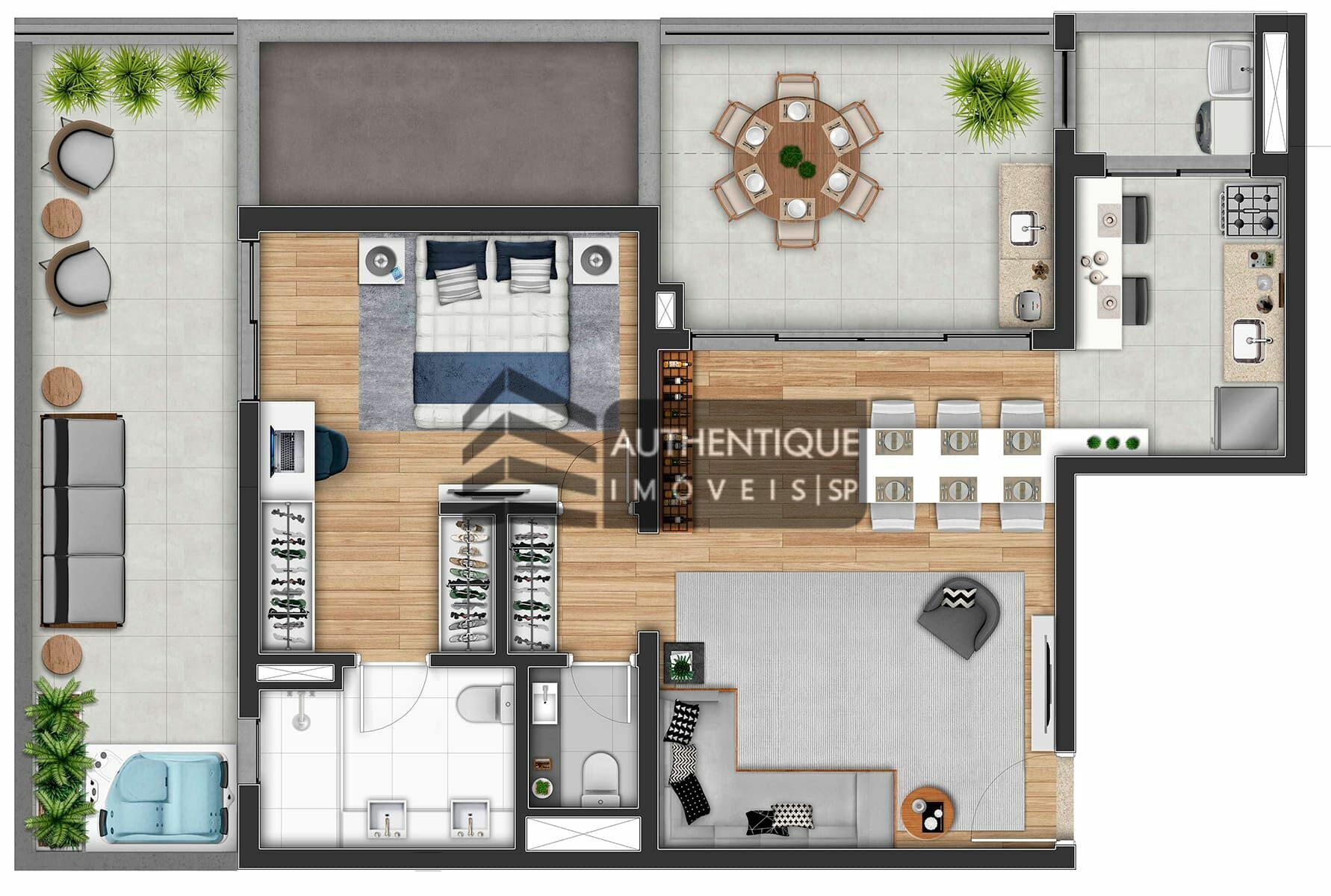 Apartamento à venda com 3 quartos, 198m² - Foto 34